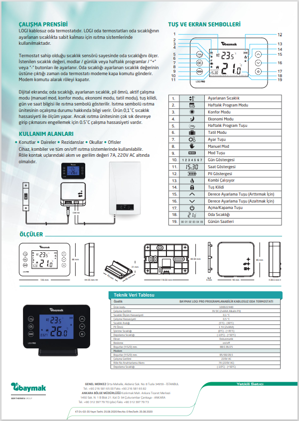 BAYMAK%20LOGI%20PRO%20PROGRAMLANABİLİR%20KABLOSUZ%20ODA%20TERMOSTATI